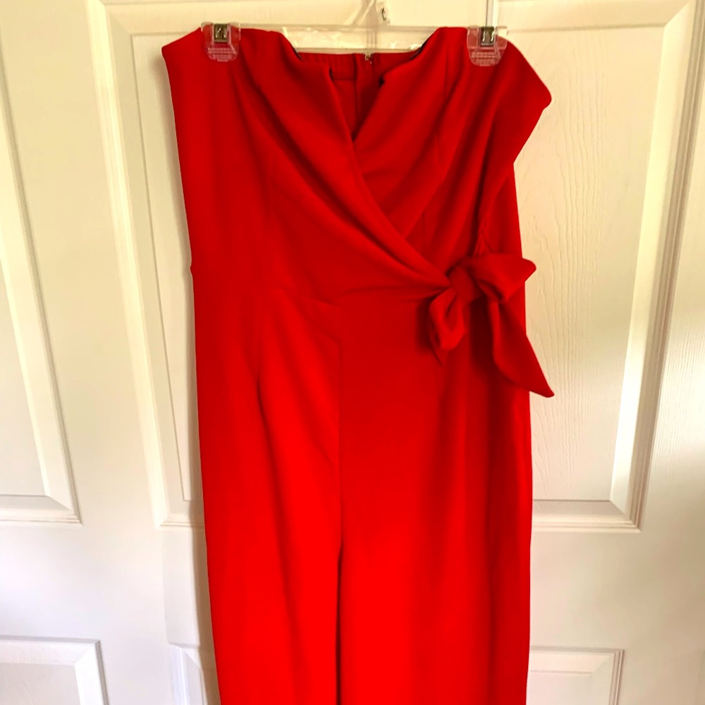 Red forever 21 jumpsuit